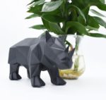 home decor resin rhinoceros Northern European resin furnishings, handicrafts, home living room, office, animal rhinoceros gifts 3