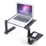 Portable Mobile Laptop Standing Desk for Bed Sofa Laptop Folding Table Notebook Desk with Mouse Pad for Bureau Meuble Office 4