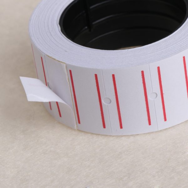 1 Roll(500 Labels) Self Adhesive Price Tags White Self Adhesive Price Label Tag Sticker Office Supplies 2