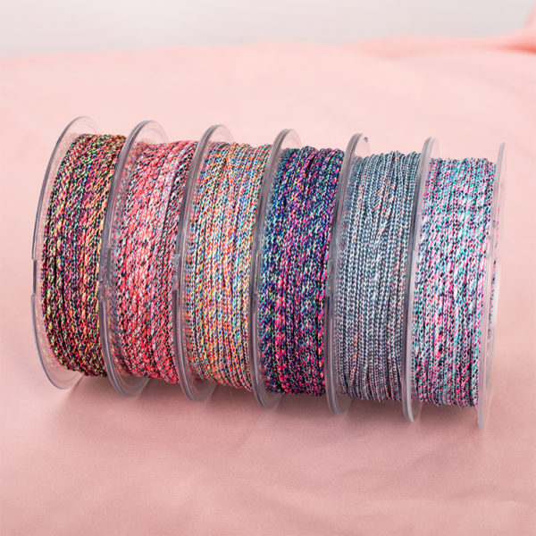 1.2MM Braided Nylon Thread DIY Necklace String Strap Ropes Beading Bracelet For Jewelry Making Accessories 2