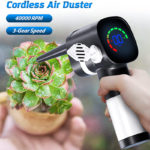 LCD Electric Air Duster,Compressed Air Can For Computers,Laptop Keyboard Cleaning Dust,Hairs, Pc,Printer Purpose,Screen Cleaner 3