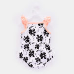 DLSY Summer Girls Baby Bodysuits Sleeveless Lace Toddler Cake Skirt Girls Pure Cotton Clothing 6