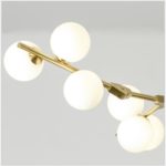 Modern Led Chandelier Fission Branches Style Glass Balls Ceiling Lamp Living Room Dining Bedroom Modern Salon Lighting Fixtures 5