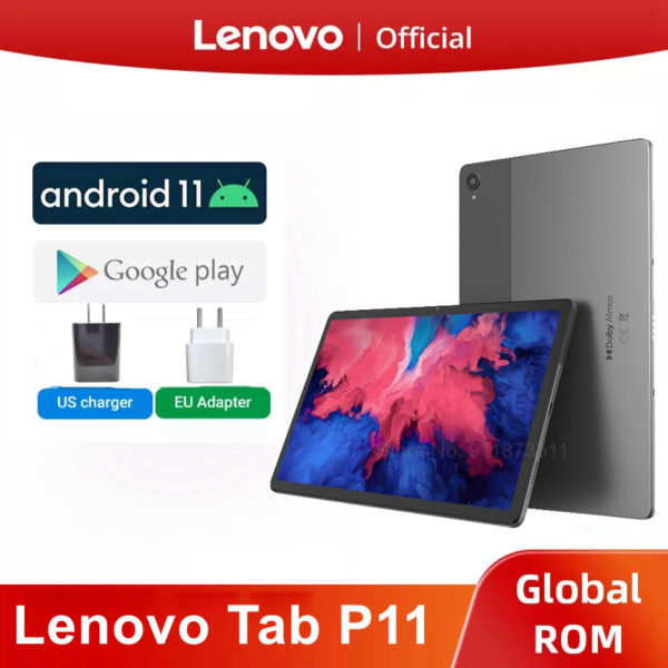 Lenovo Pad P11 Tab Xiaoxin Pad 11 inch WiFi Snapdragon Octa Core 6GB 128GB 7700mAh 2K Android 11 Tablet 2021 New Global Firmware 1