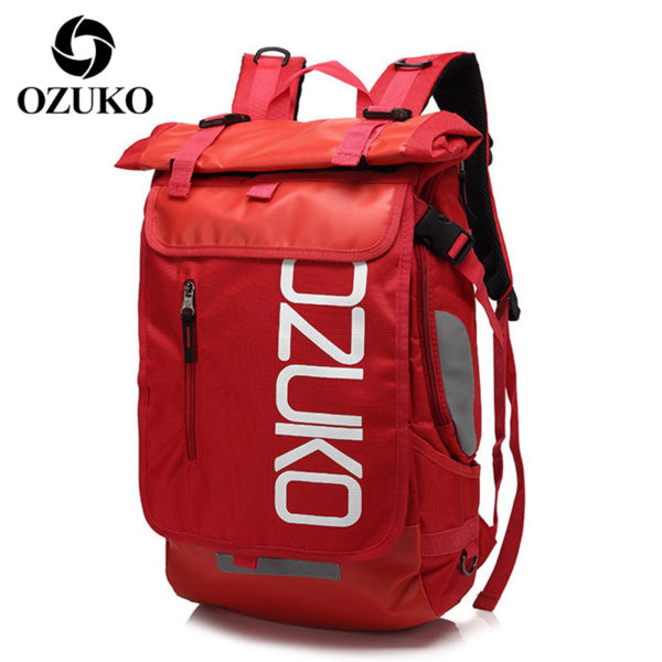 OZUKO Unisex Casual Backpack Sport Backpacks for Men Travel Laptop Bag Pack Man Schoolbags Large Capacity Male Waterproof Bags 1