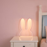 Rabbit small night light USB powered LED light cute animal LED children baby bedside light bedroom small night light holiday gif 6