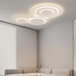 Creative led ceiling lamp 2021 new light luxury master bedroom lamp modern simple restaurant living room Main lamp 3