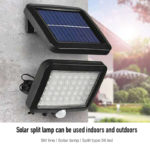 128COB LED Solar Light Outdoor Motion Sensor Rechargeable Solar Wall Lamp Waterproof Emergency Led Light For Street Garden Porch 4