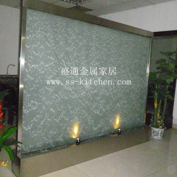 Customized banquet hall or sales showrooms or office lounge or ppening money drawing water screen/background feature water wall 2