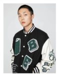 Hip Hop Varsity Jacket Men Winter Letter Embroidery Patchwork Color Block Baseball Coat Women College Jacket Unisex 2021 Outwear 5