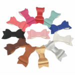 36pcs/lot 7*3CM Artificial Leather Bows Without Clips Fashion Hair bow Diy Headwear Accessory 1