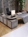 High quality furniture customized postmodern desk luxury tree top desk 4