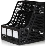 Deli Triple Openwork Desktop File Tray Plastic Desk Organizer Office School Supplies Oficina Organisateur De Bureau 9847 2