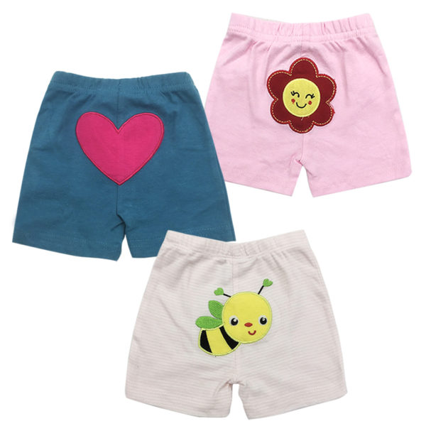 3 pcs/pack Baby Shorts pants Infant Summer trousers kids Boys Girl Clothes beach shorts Sport PP pant baby's Clothing 1