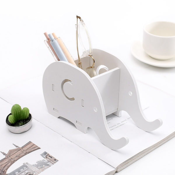 1Pcs Afneembare Cartoon Mobiele Telefoon Pen Houder Opslag Houder Bureau Organizer Accessoires Briefpapier Case Pen holder 2