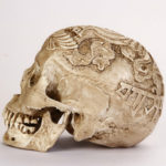 1:1 resin skull, skull, handicrafts, personal adornment, office decoration, Halloween Decoration 4