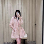 LUXURY New Style Sun Protection Hooded Trench Spring Summer Pleated Zipper Skirt Style Long Coats Casual Outerwear 1