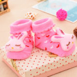 1 Pair Baby Boy Girl Anti Slip Rubber Floor Socks Kids Toddlers Cotton Fashion Cartoon Animal Warm Socks for Infant Newborn Gift 3