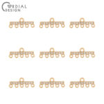 Cordial Design 100Pcs 6*17MM Jewelry Accessories/DIY Connectors/Earring Making/CZ Charms/Hand Made/Jewelry Findings & Components 1