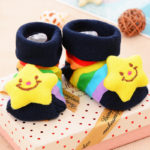 1 Pair Baby Boy Girl Anti Slip Rubber Floor Socks Kids Toddlers Cotton Fashion Cartoon Animal Warm Socks for Infant Newborn Gift 6