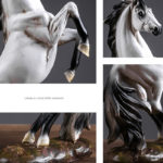 Resin Horse Statue Art Animal Figurines Office Home Decoration Accessories Horse Sculpture home decoration accessories 3