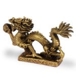 Chinese bronze dragon ornaments home crafts furnishings office decoration Dragon Feng Shui lucky gifts 4