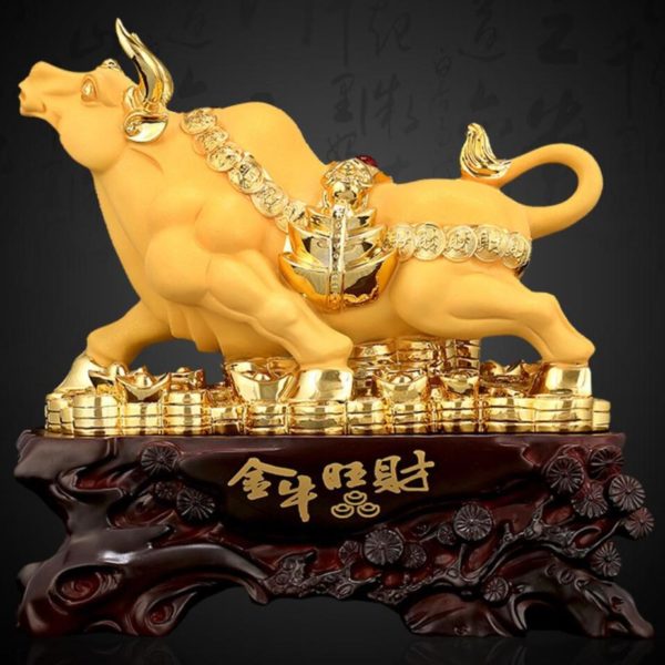 FORTUNE OX FURNISHING FORTUNE OX OFFICE DECORATION STOCK SPECULATORS FORTUNE OX SPIRIT SKY-HIGH DECORATION FENG SHUI HOUSEWARMIN 1