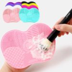 Cosmetic Cleaner Mat Silicone Makeup Brush Portable Cleaner Pad Washing Tool for Makeup Brushes 2