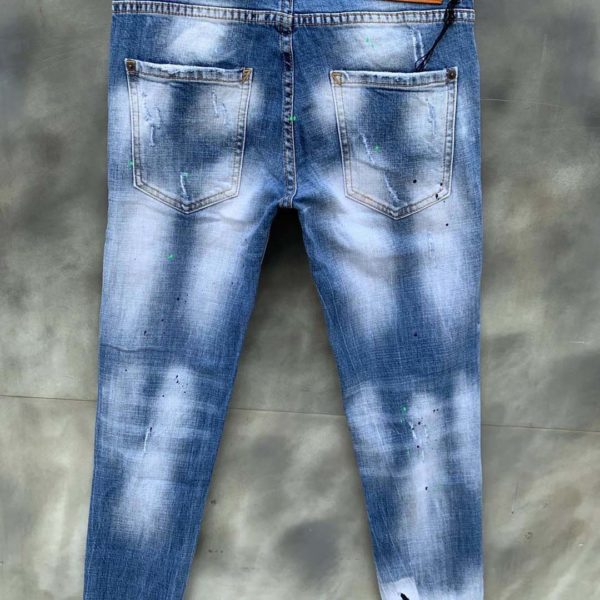 DSQ PHANTOM TURTLE 2021 New Slim Fit Jeans Men Basic Casual Denim Trousers Plus Size Brand Clothing DSQ015 2