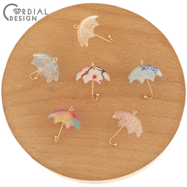 Cordial Design 100Pcs Jewelry Findings & Components/Charms/Umbrella/Hand Made/Jewelry Accessories/Earrings Making/DIY Pendant 1