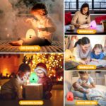 Rechargeable Light Cute Night Lights Touch Safety Silicone Lamp Luminary Lamps Baby Children's Day Home Decoration for Gifts 6