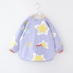 Baby Long Sleeve Waterproof Bibs Baby Cute Bibs Cartoon Infant Eating Children Drawing Apron Baby Self Feeding Burp Choth 5