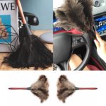 1 PC Anti-static Ostrich Natural Feather Brush Duster Dust Wooden Handle Cleaning Tool Household Furniturer Car Dust Cleaner 2