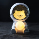 Astronaut Night Light Cartoon Cat Dog Bear Space Moon Light Bedside Decor Desk Lamp Children Kid’s Gift Resin LED Night Lamp 4