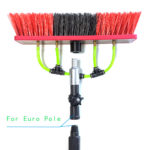 Solar Panel Cleaning Water Fed Brush for Window Cleaning Solar Panel Cleaner with ACME Euro Thread Gooseneck 4