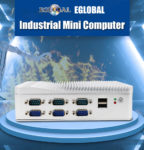 EGLOBAL Dual lan industrial mini pc with intel core i3 6th cpu 6157u celeron J4125 processor DDR4 with 6COM ports support 3G/4G 1