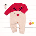 Christmas Infant Romper Knitting Sweater Baby Onesie Cartoon Deer Baby Boy Jumpsuit Newborn Baby Clothes 4