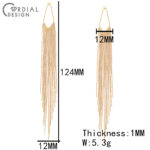 Cordial Design 20Pcs 12*124MM DIY Earrings Accessories/Tassel Shape/Genuine Gold Plating/Hand Made/Jewelry Findings & Components 4