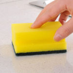 5pcs Reusable Home Double Sided Oil Remove Water Absorb Washing Kitchen Soft Scouring Cleaning Sponge 5