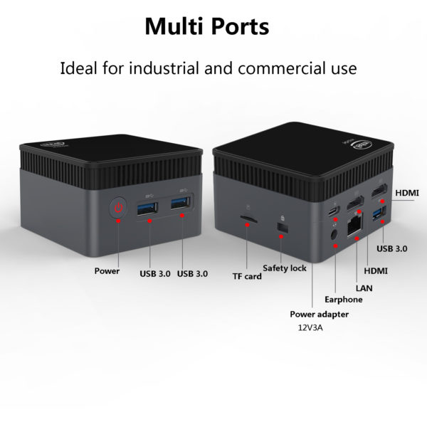 ZX01 Windows 11 Mini PC Intel N5105 2.9GHZ DDR4 8GB 512GB SSD 1000M 5G Wifi BT4.2 Desktop Gaming Mini Computer Pocket Mini Host 2