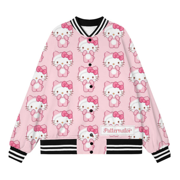 Women's Top Hip Hop Harajuku Hello Kitty Bomber Jacket Street Style Jacket Women Spring Coat Outdoor Fashion Ladies Jacket 2