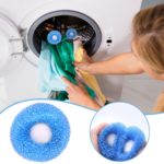 Decontamination Laundry Ball Anti-winding Washing Machine Reusable Dryer Balls to Soften And Fluff Laundry Wool Dryer Balls 6.99 2