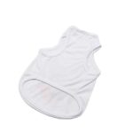 10PCS Sublimation Blank White Clothing DIY Pet Dog T Shirt for Small Pet Heat Transfer Print 5