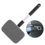 Car Window Cleaner Brush Windshield Glass Cleaning Inside Interior Tool Glass Extendable with 8pcs Wiper Microfiber Covers D7A7 3