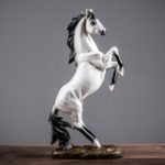 Home Animal Model Horse Craft Desktop Ornament Home Office Horse Decor Resin Craft 6