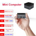 ZX01 Windows 11 Mini PC Intel N5105 2.9GHZ DDR4 8GB 512GB SSD 1000M 5G Wifi BT4.2 Desktop Gaming Mini Computer Pocket Mini Host 1