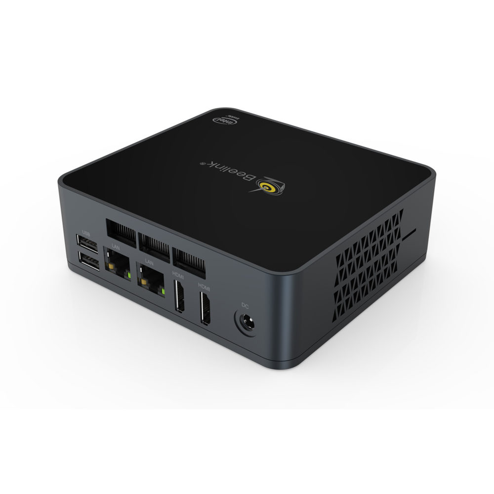 Gaming Mini PC Beelink GK55 Office Mini Computer Silent Fan J4125 Windows10 8GB 128GB 5G WIFI Pocket Desktop 2