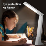 LED USB Touch Dimming Folding Desk Lamp Eye Protection Rechargeable Table Lamp Reading Light For Bed Working Officie Computer 2