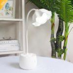 LED Desk Lamps USB Cable Powered Table Lamp Bendable LED Light Flower Kids Gift Lampe De Bureau Bedroom LightingTable Light 4