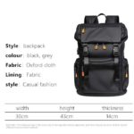 BK Brand Laptop Backpack Waterproof School Backpacks Casual USB Charging Men Business Travel Backpack 15.6 Inch Multi-pocket Bag 2